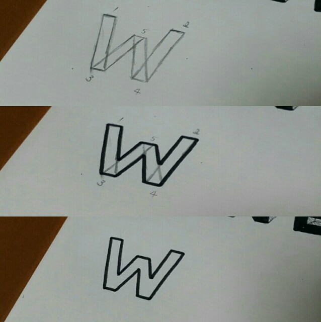 手書きレタリングのフォントの書き方のコツ
