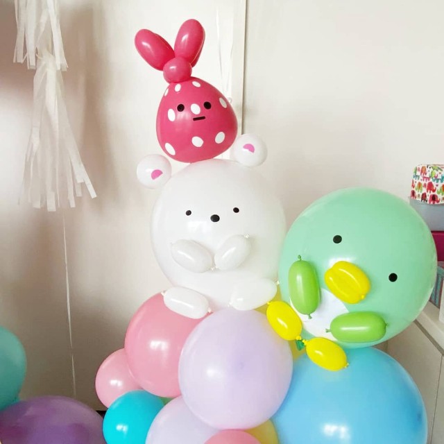 すみっこぐらしの誕生日パーティー - mai's balloon diary