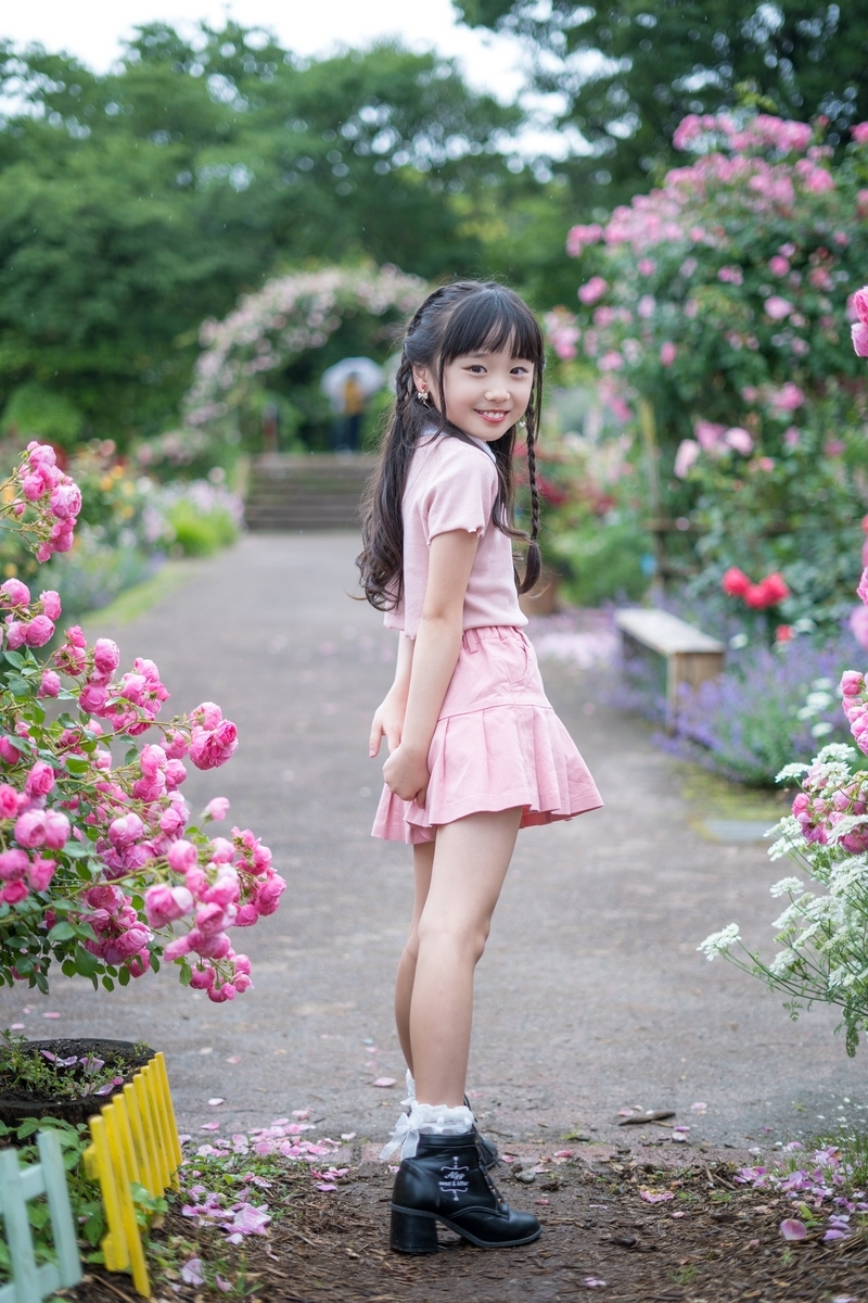 花の妖精ミィヤ&バラ園セッション - ゆめのある子応援日記