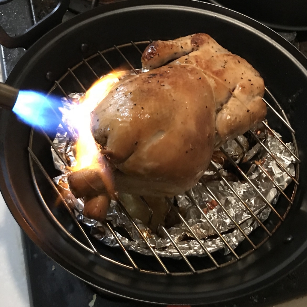 丸鶏の燻製