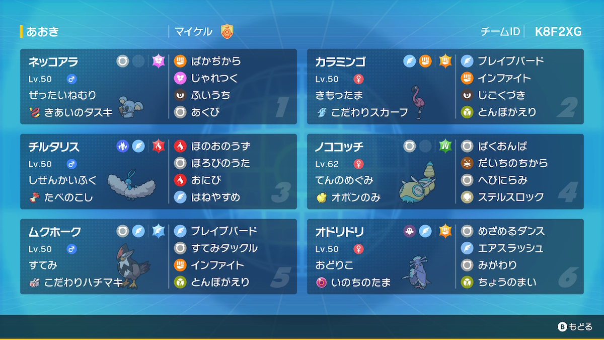 ポケモンsv アオキパーティ Maikeruのポケモン育成日記 ポケモンsv アオキパーティ Maikeruのポケモン育成日記