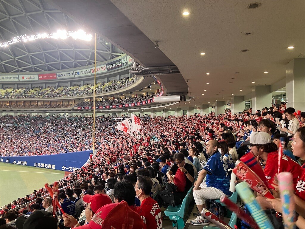 今年初観戦！中日×広島 戦を観戦してきた＠バンテリンドームナゴヤ