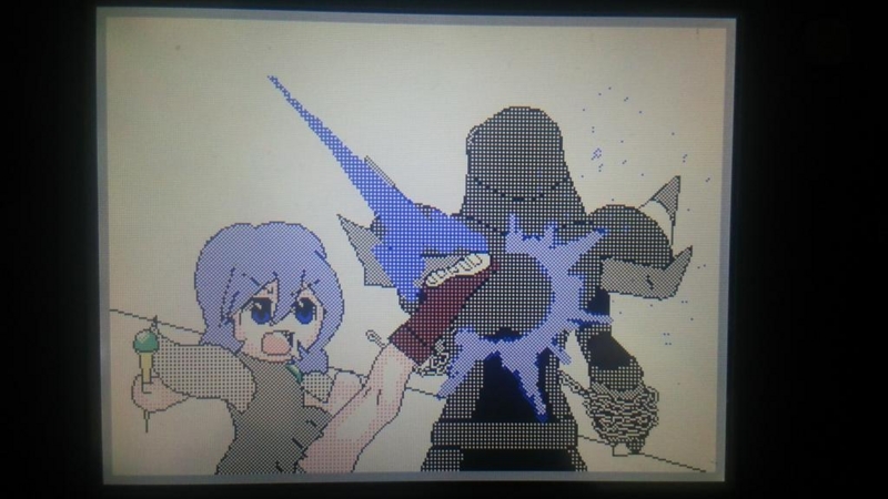 ルイカの蹴り！
