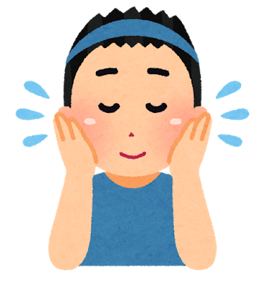 男子は毛穴も女子より大きいから、老廃物の分泌も多い。 だから、朝晩の洗顔がとてもとてもとてもキーポイントになる。