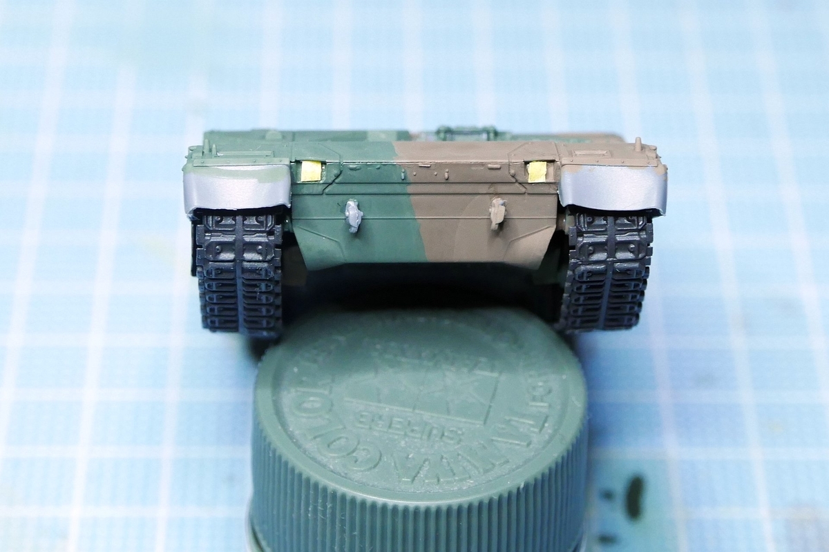 アオシマとフジミの1/72 10式戦車を作り比べる その3 - メモって