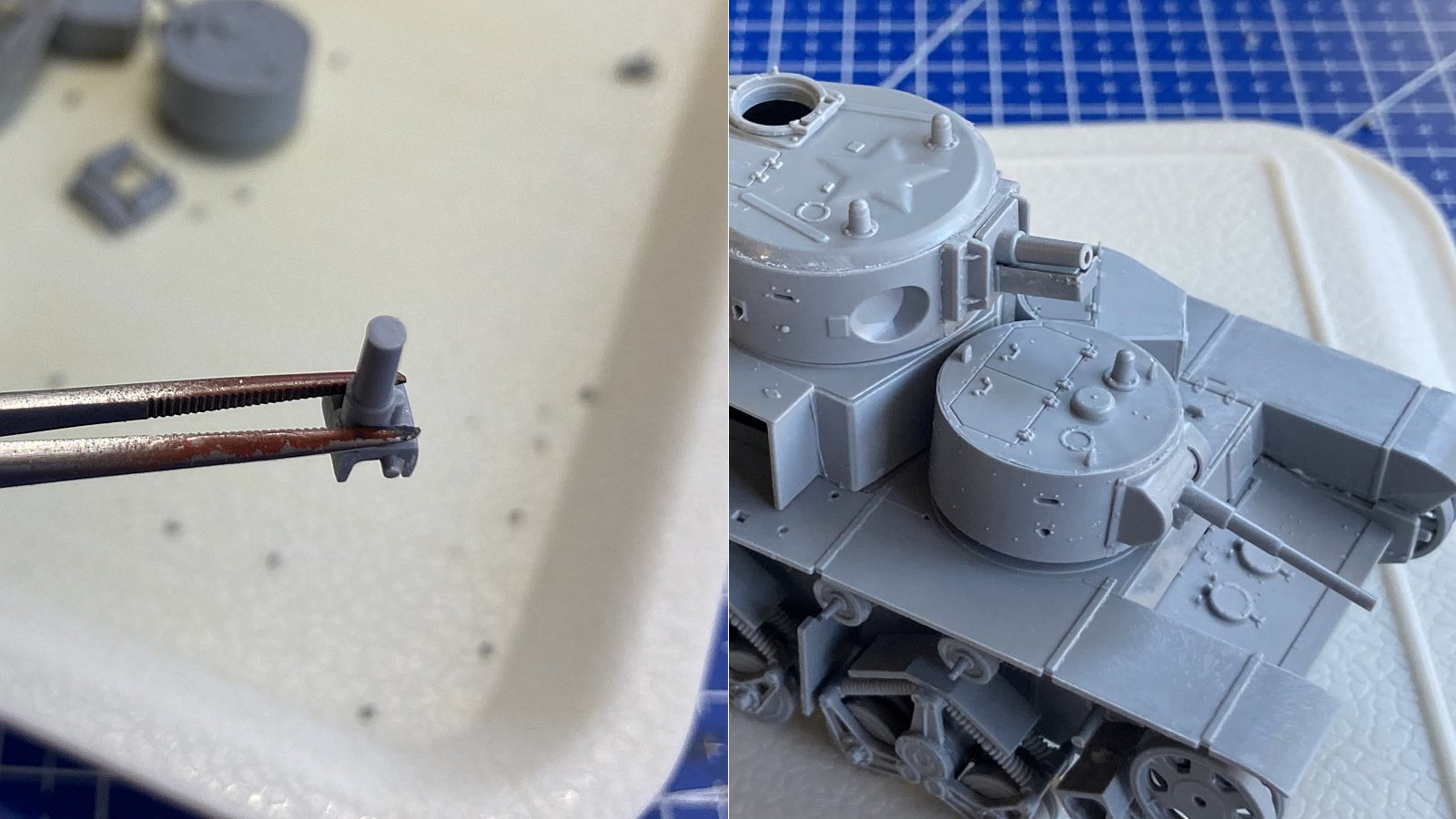 多砲塔】ソ連 T-35重戦車（Zvezda 1/72）を作る - メモって分析