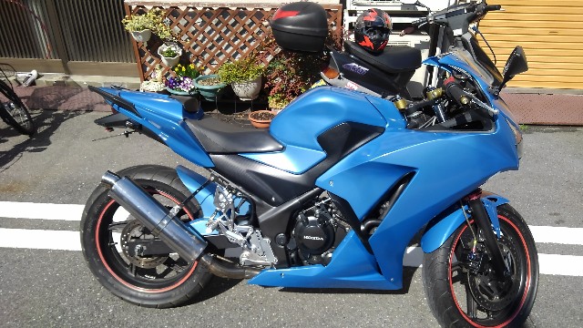 CBR250R【MC41】スプロケット交換インプレ - Garage_AK