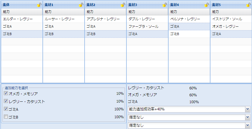 Pso2 アストラルエーテルマナグレースの４スロユニットの作り方 まかぽっぽ