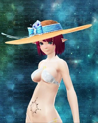 アネットの麦わら帽子