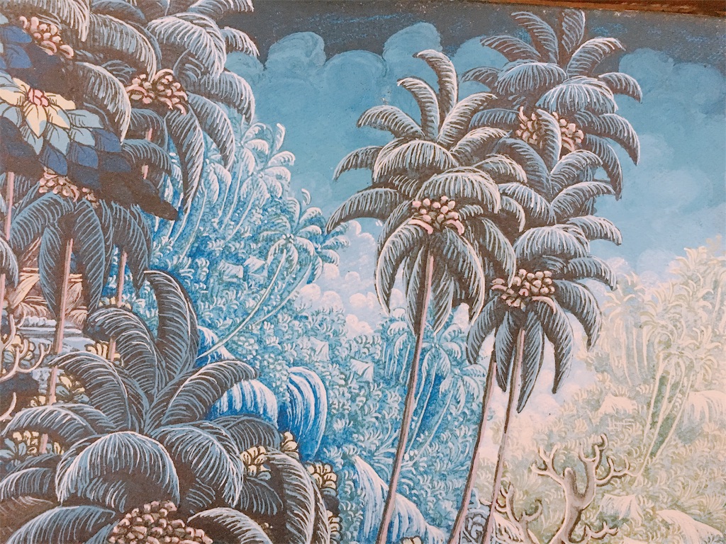 バリ島絵画　手書き　油絵　世界に１つ　アート作品 世界の国で買ったモノ@我が家① バリ島の絵画 - KM delicious trip