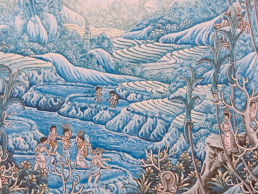 世界の国で買ったモノ@我が家① バリ島の絵画 - KM delicious trip