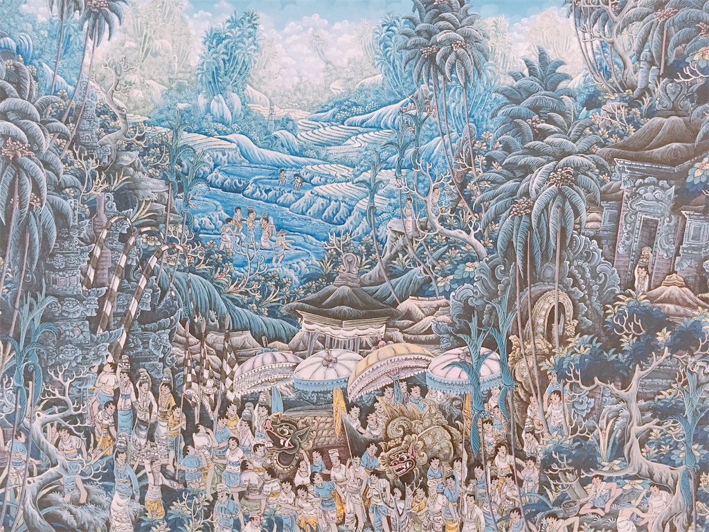 世界の国で買ったモノ@我が家① バリ島の絵画 - KM delicious trip