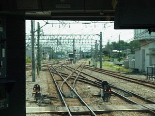 南入曽基地構内から信号場へ(進路表示[G])