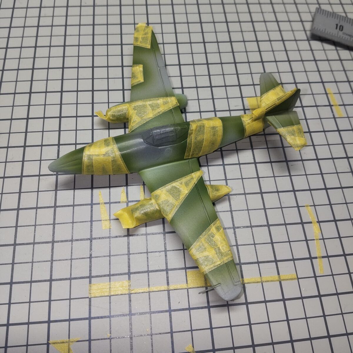 1色目を保護するマスキング