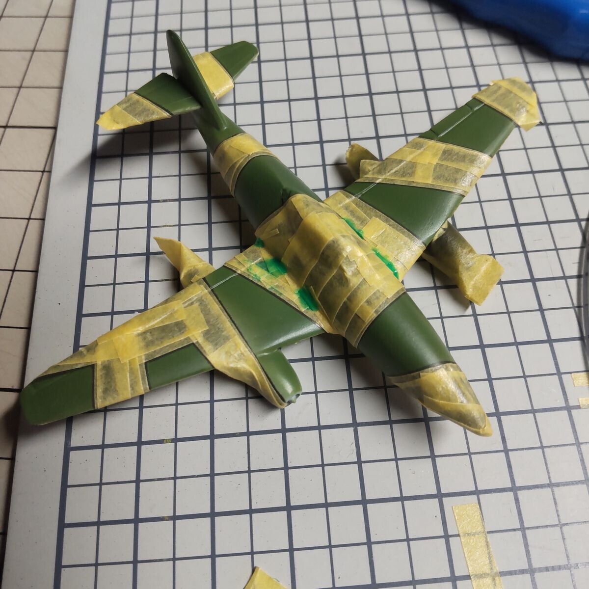 塗り直しのためのマスキング