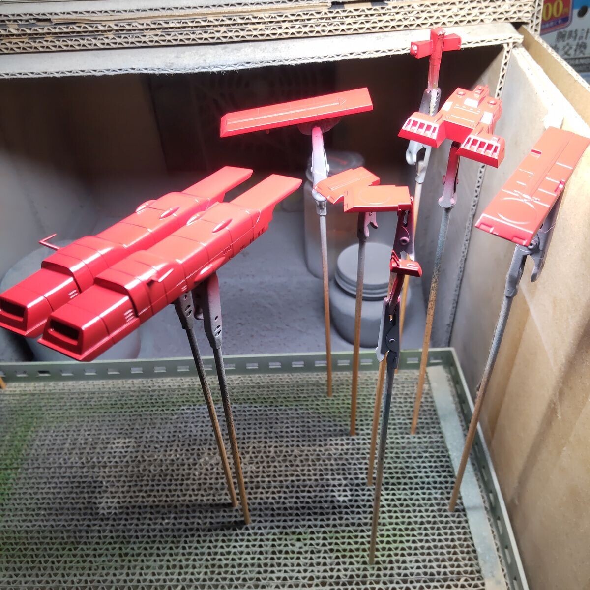 本体色の塗装。