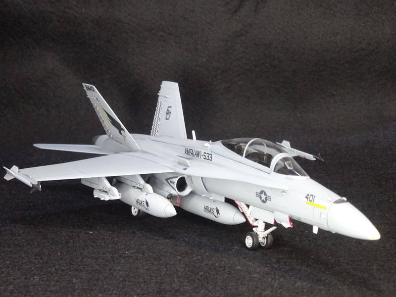 ハセガワ 1/72 F/A-18D ホーネット アメリカ海兵隊 第533海兵全天候