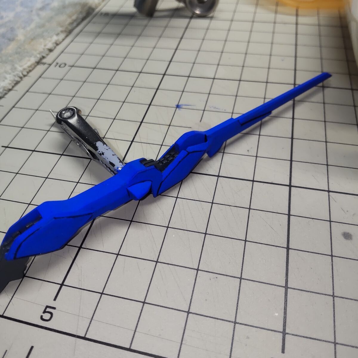 ライフルの墨入れ