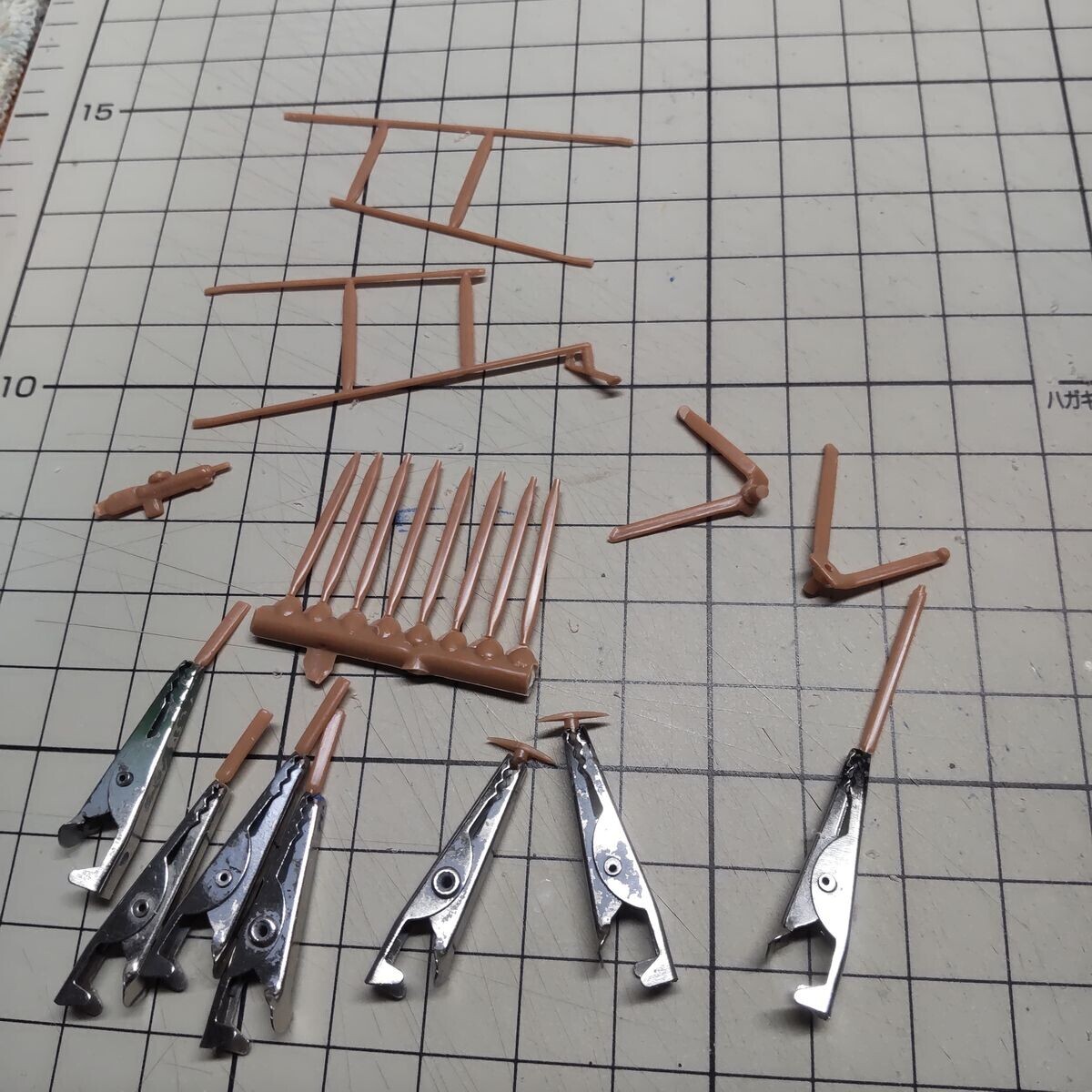 残ってたパーツの整形完了。