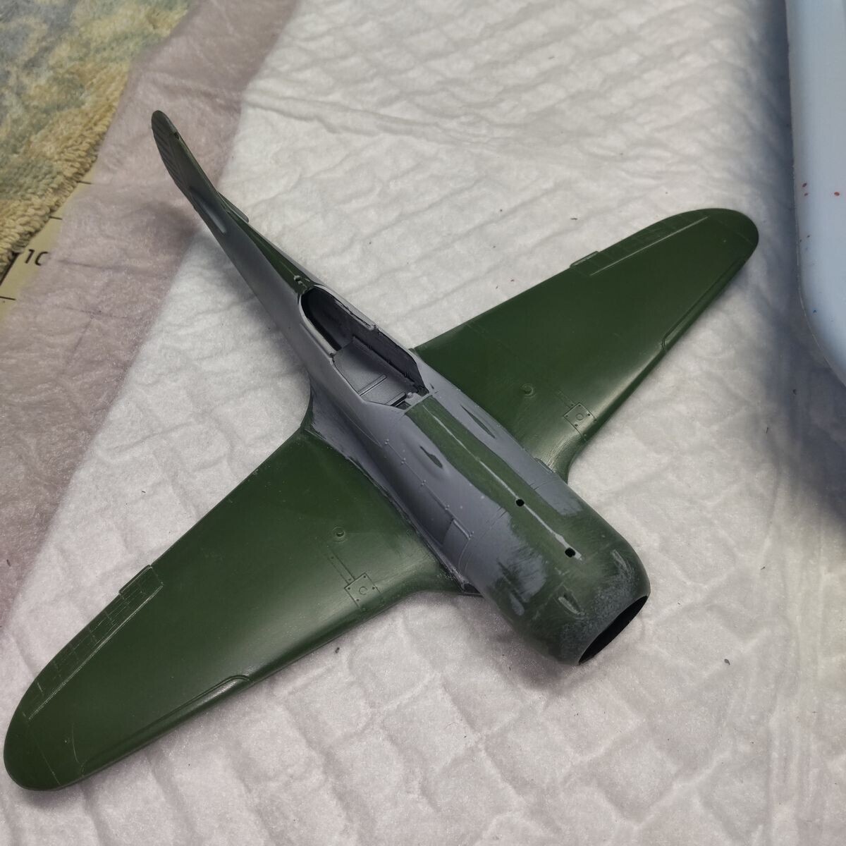 ラッカーパテの修正を整形