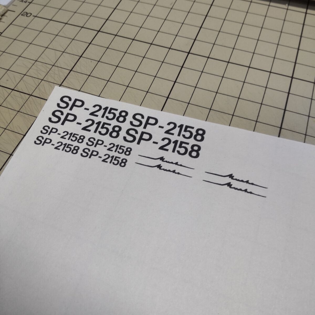 テストプリント