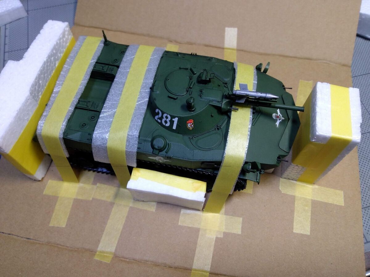 完成品模型を発送するときの、自分なりの梱包方法 - 日々常々悪戦苦闘  