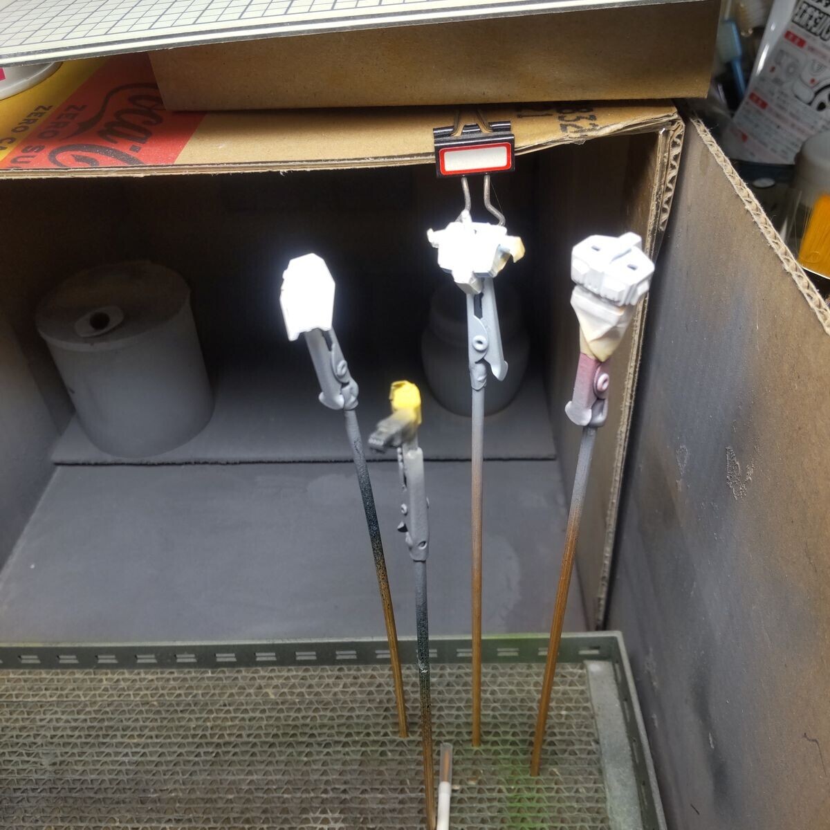 白塗装とグレー