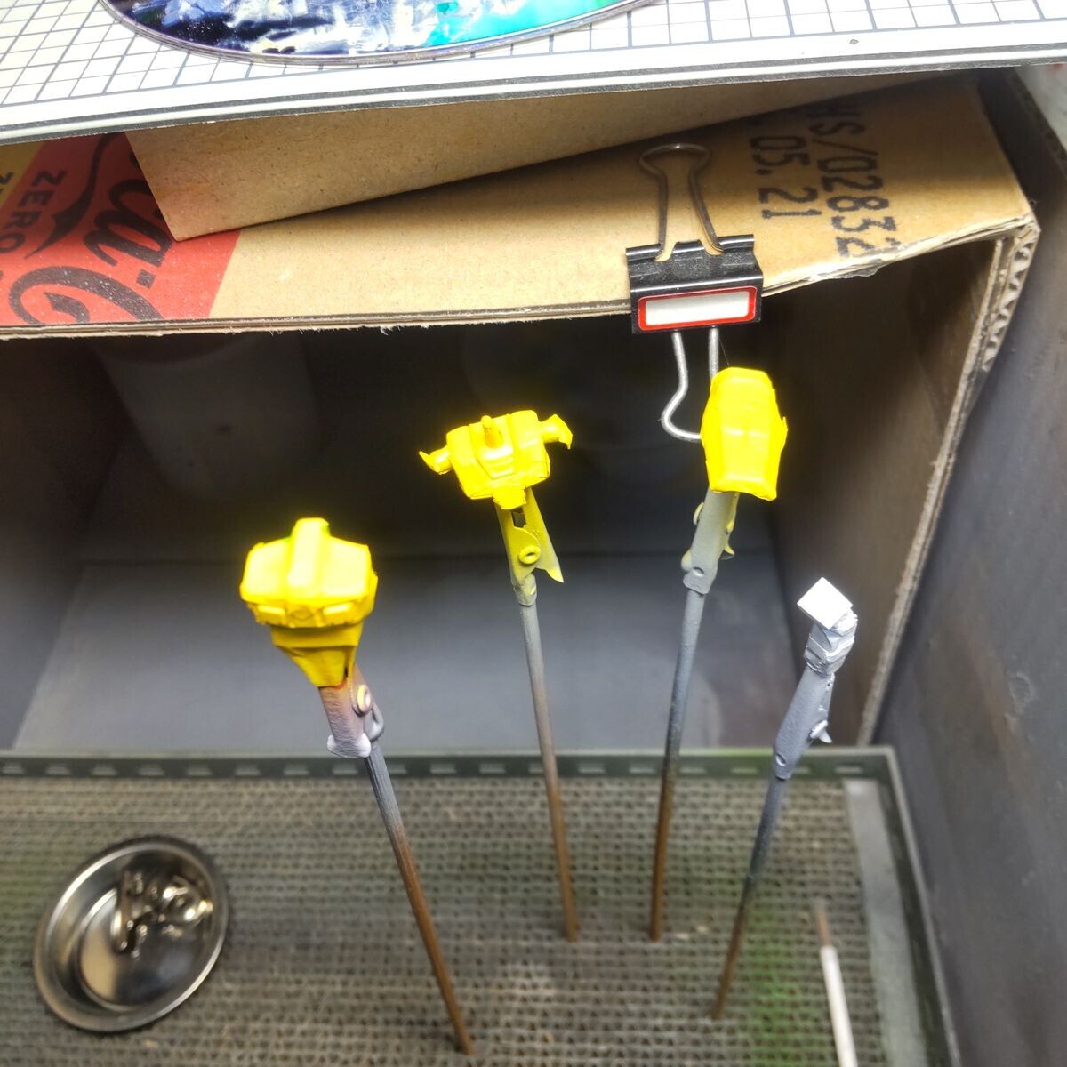 そして塗装作業。