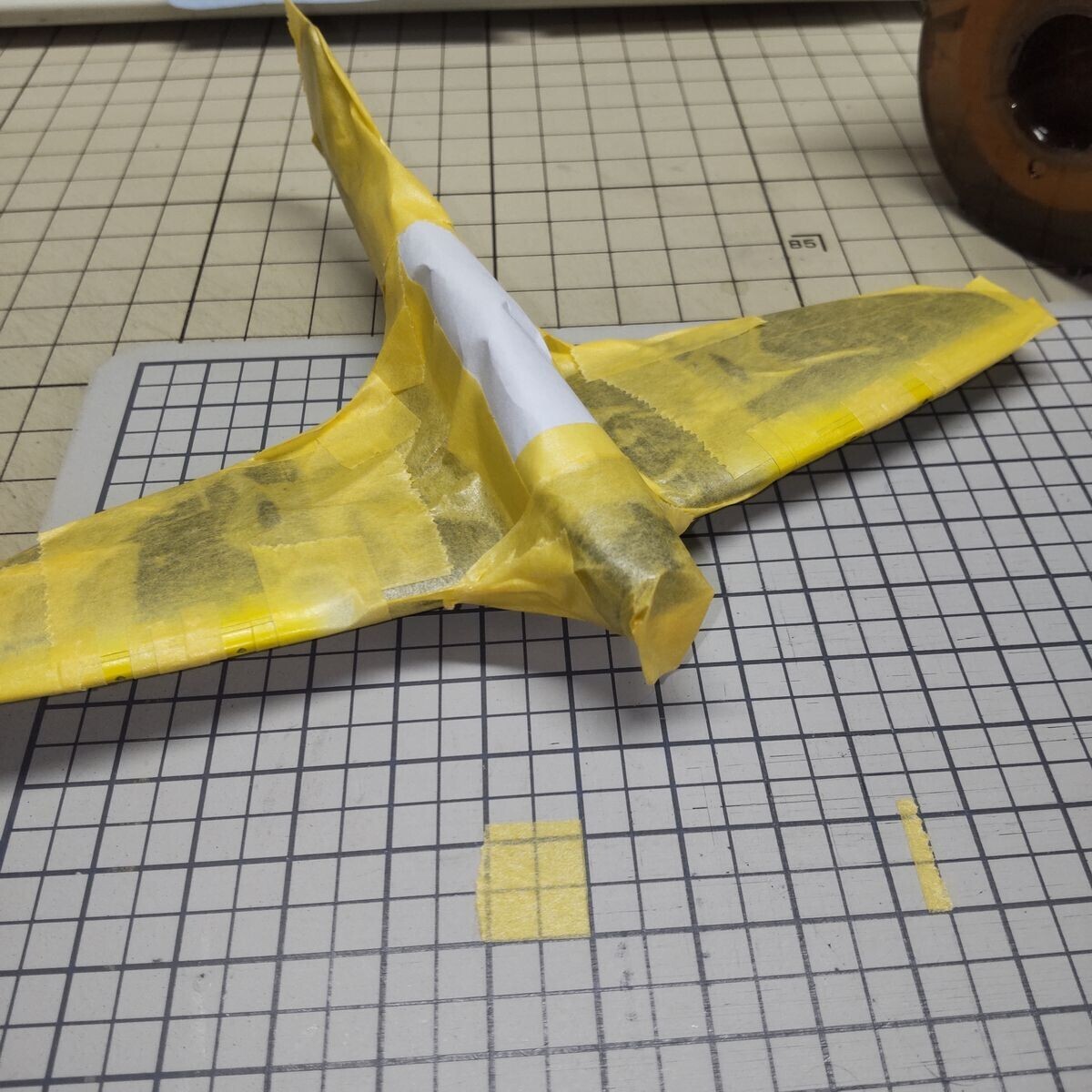 機銃周辺のマスキング