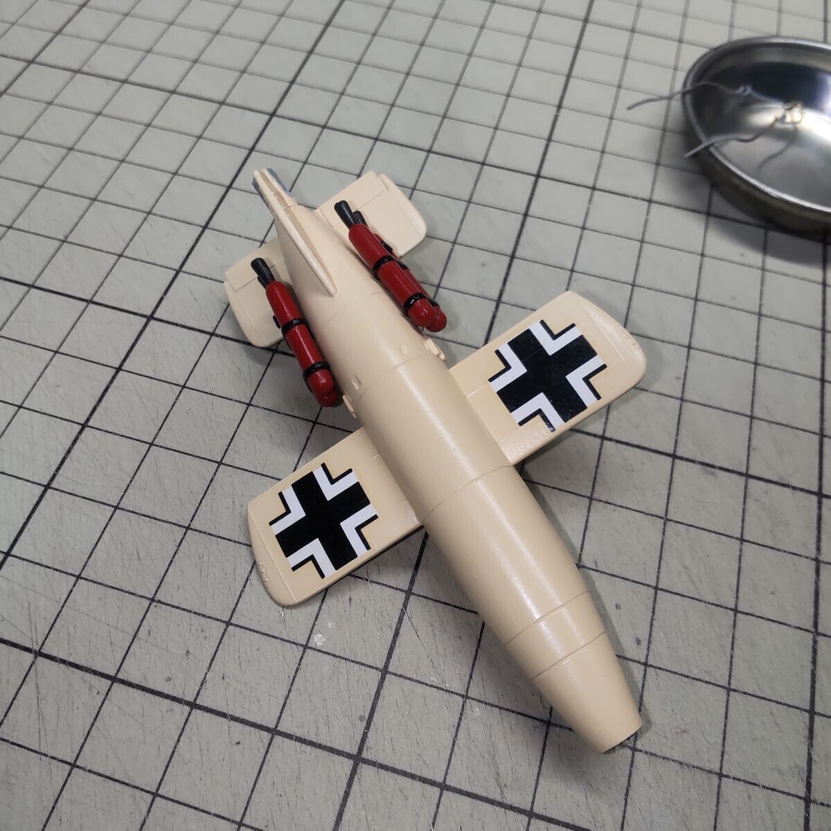 ロケットモーターの取り付け