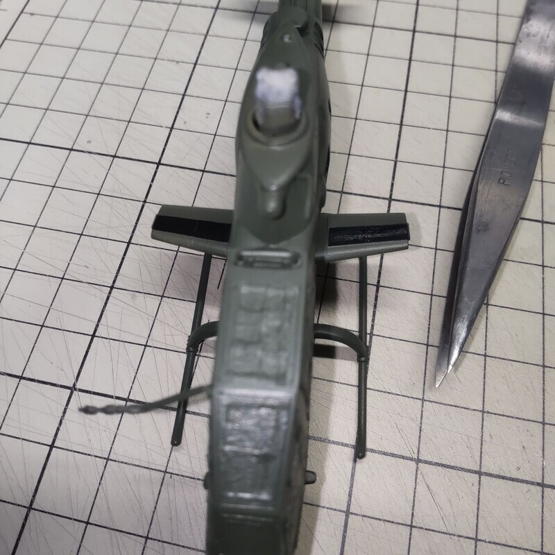 主翼上面の塗装