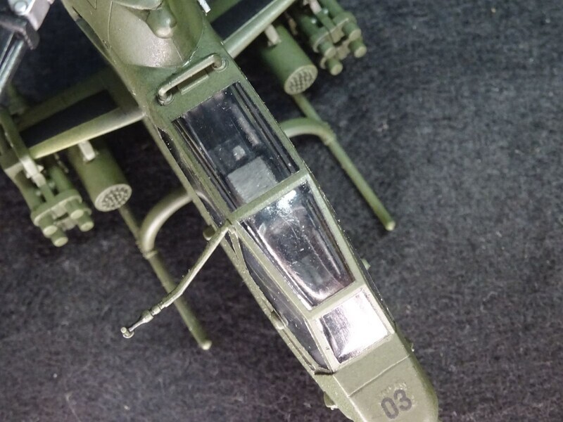 コクピット上から