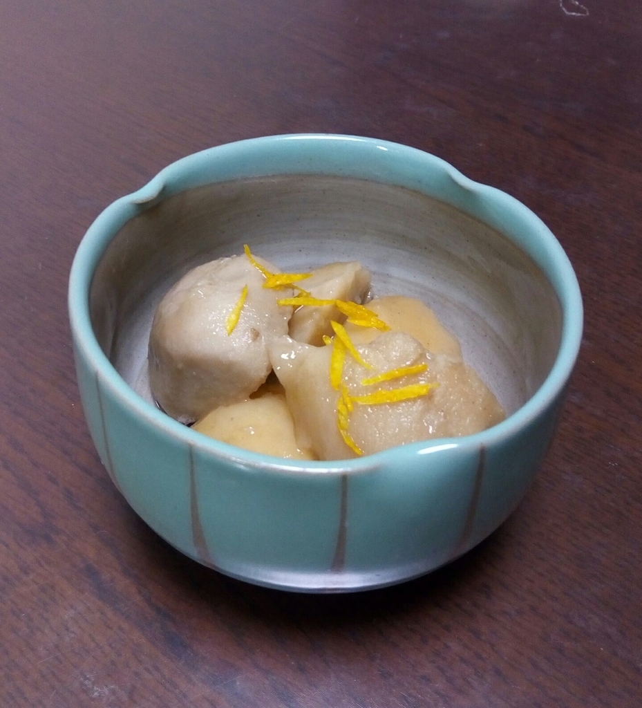 里芋の煮物(ゆずがけ)