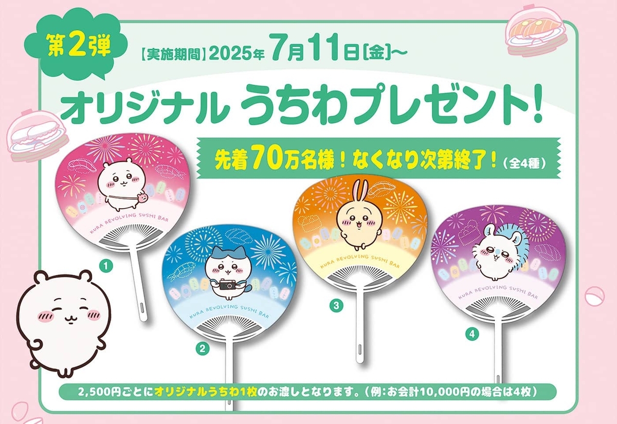 ちいかわ達がお寿司になっちゃった！？ お寿司に変身した