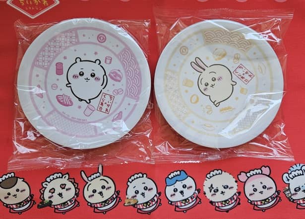 ちいかわ くら寿司 限定 皿 ちいかわのくら寿司のお皿を2枚ゲット!5000円分を一人で食べて