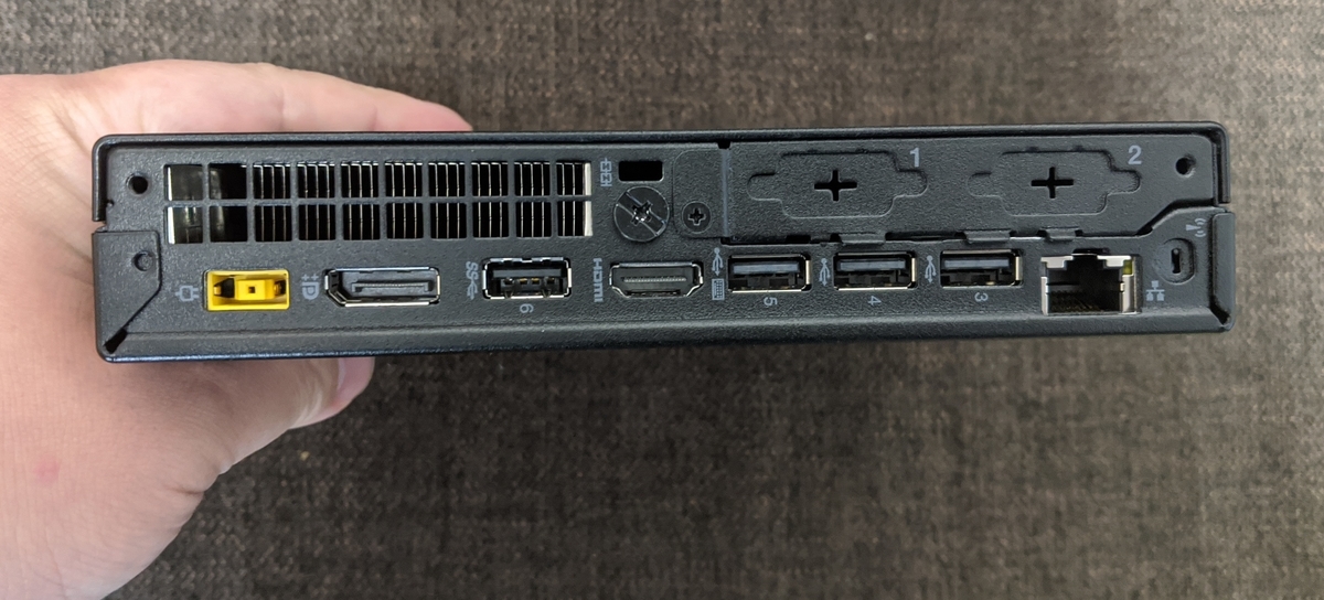 ちっちゃいけど(性能は)ちっちゃくないよ！(ThinkCentre M75q-1