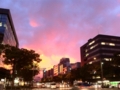 きょうの夕空