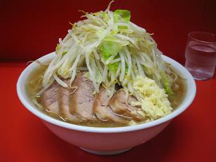 ラーメン二郎神田神保町店・小ブタ・ヤサイ・ニンニク