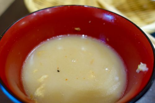 蕎麦湯