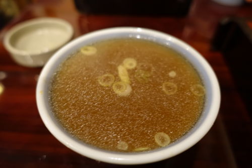 蕎麦湯