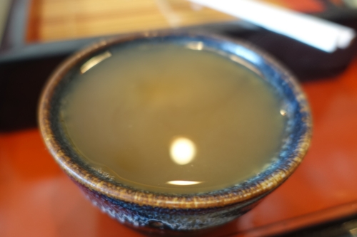 蕎麦湯