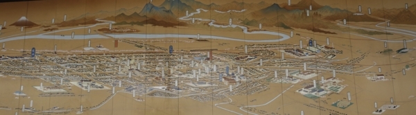昭和十一年(1936)熊谷市鳥瞰図
