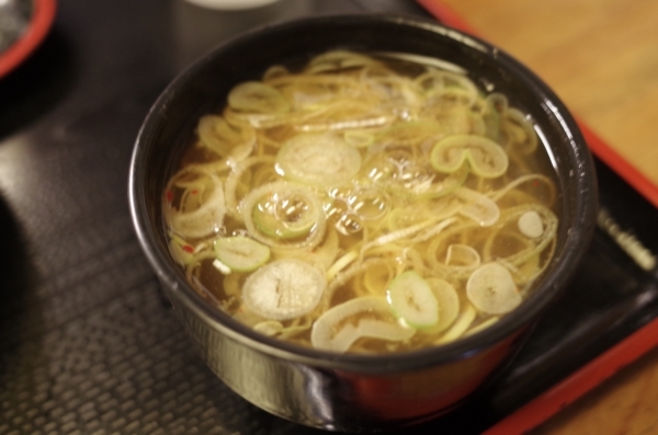 鯖出汁蕎麦湯