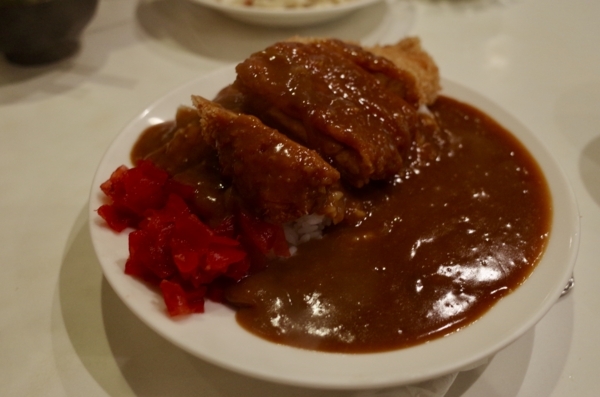 大盛のカツカレー