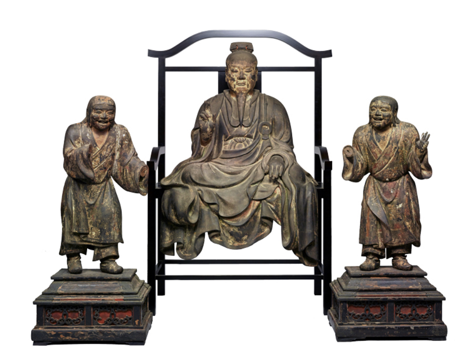 個別「傅大士坐像および二童子立像」の写真、画像 - 元・【東京