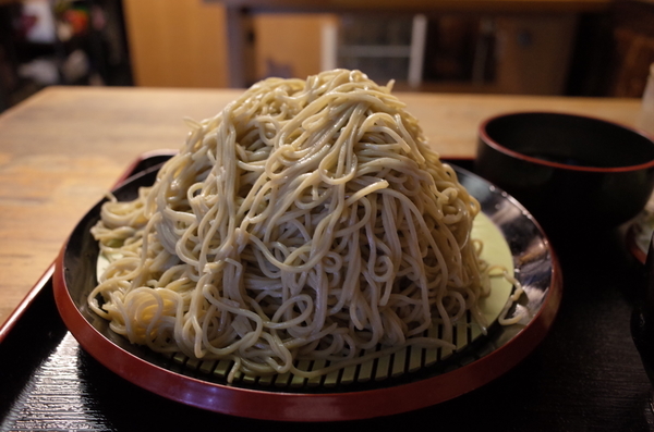 大盛の夏蕎麦鹿沼産地粉切り