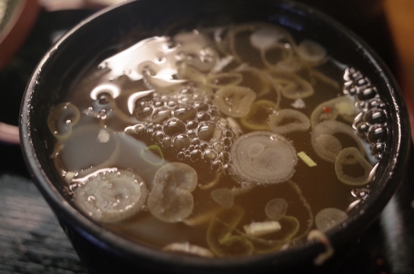 蕎麦湯