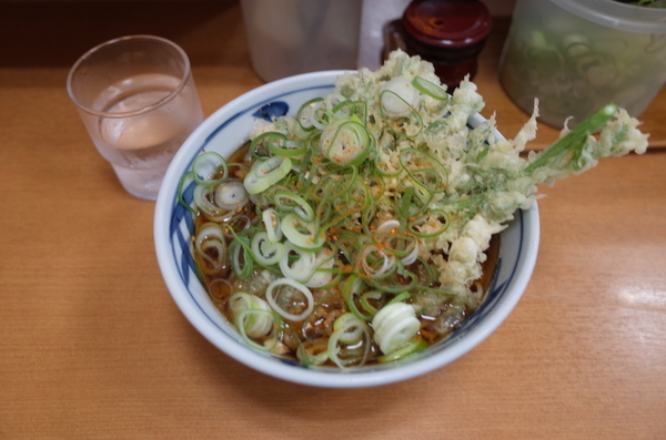 春菊天そば(440円)