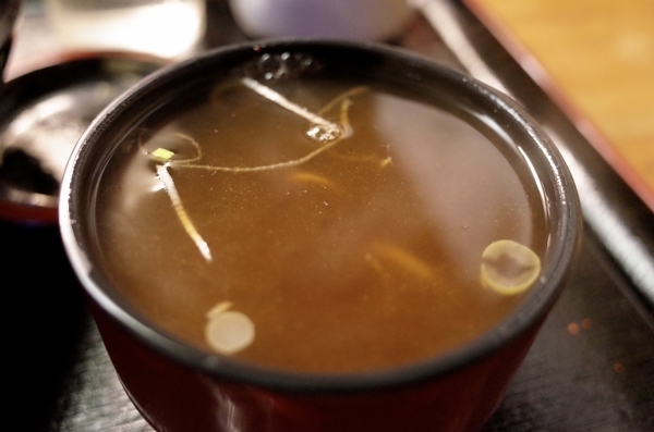 鯖出汁蕎麦湯