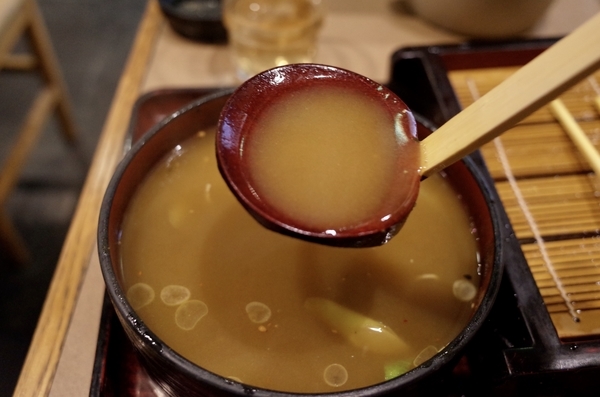 カレー蕎麦湯